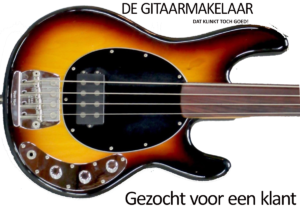 Music Man Stingray Fretless gezocht